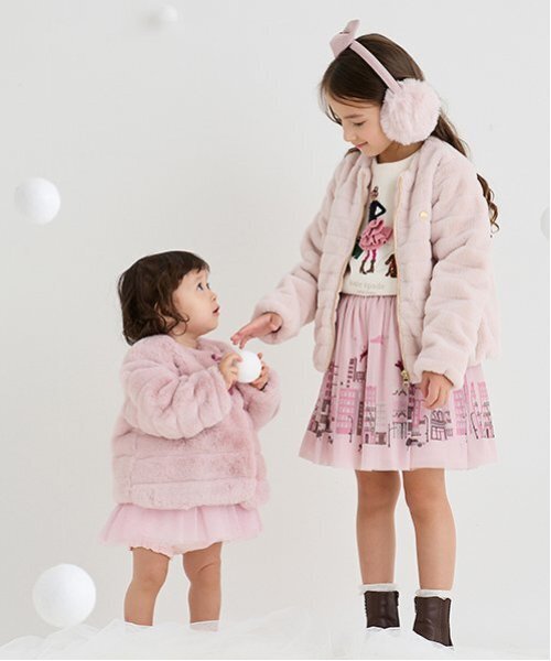 【セール】ベアギフトボックスティペットワンピース（ワンピース）｜kate spade new york kids（ケイトスペードニューヨーク）