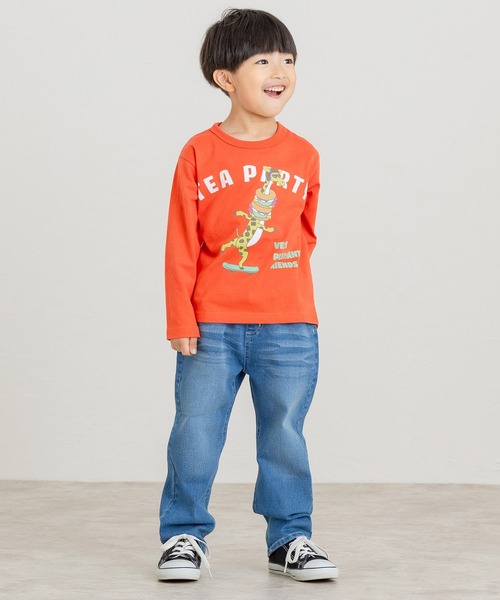 DILASH(ディラッシュ)の「ストレッチデニム(デニムパンツ・キッズ・ブルー/サックスブルー・130/120/90/100/110/140)」の2枚目の写真