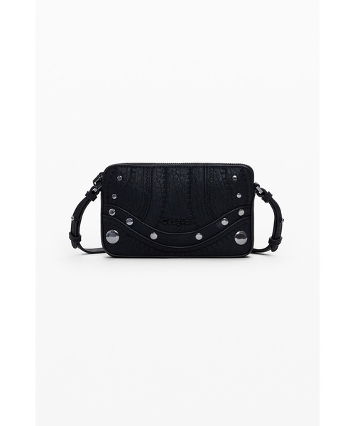 Desigual（デシグアル）の「スタッズミニウォレットショルダーバッグ（財布・レディース・ブラック・FREE）」の7枚目の写真