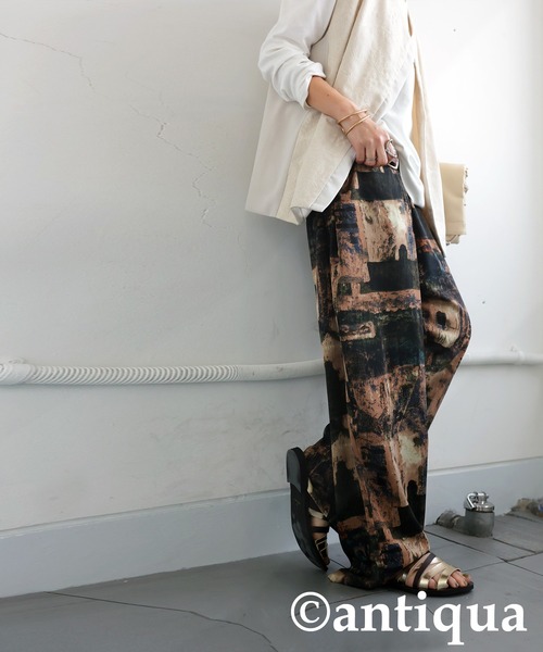 antiqua(アンティカ)の「ヴィンテージ柄パンツ(その他パンツ・レディース・マルチ・LARGE/MEDIUM)」の3枚目の写真