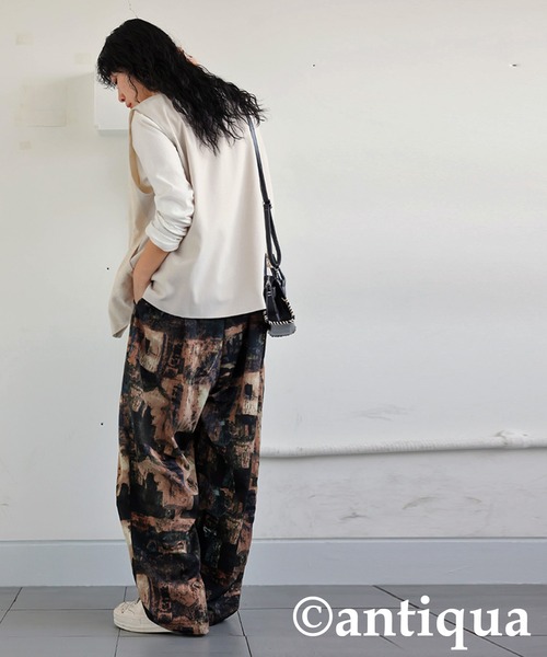antiqua(アンティカ)の「ヴィンテージ柄パンツ(その他パンツ・レディース・マルチ・LARGE/MEDIUM)」の4枚目の写真