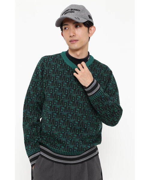 マスターバニー MASTER BUNNY ニット セーター 長袖 グレー 5 国内正規