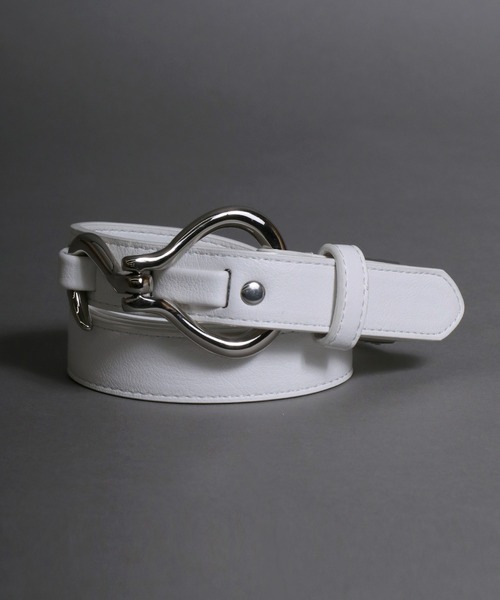 セール】Hook Buckle Belt/フックバックル 25mm シンセティックレザー