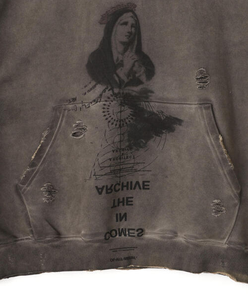 DANKE SCHON（ダンケシェーン）の「DankeSchon/ダンケシェーン/SPRAY HD MARIA（パーカー・レディース・ベージュ・L/M）」の6枚目の写真