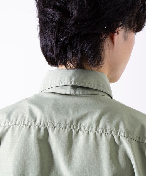 TAION(タイオン)の「【TAION/タイオン】ミリタリー Ripstop 半袖シャツ ハーフスリーブシャツ ユニセックス(シャツ/ブラウス・メンズ・ブラック/セージグリーン/ネイビー・XL/L/M)」の18枚目の写真