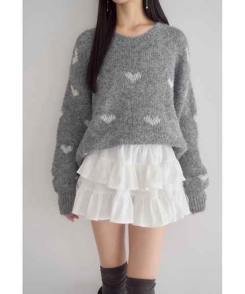 mellowneon（メロウネオン）の「フリルミニスカート（スカート・レディース・ホワイト/ブラック/アイボリー・FREE）」の4枚目の写真