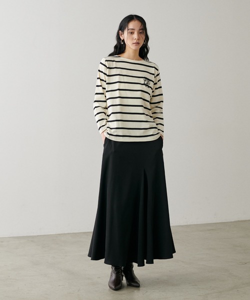 LARUTA（ラルータ）の「【LARUTA】厚盛りちびロゴ刺繍ロンT（Tシャツ/カットソー・レディース・オフホワイト/その他1/その他2/その他3/その他4・FREE）」の16枚目の写真