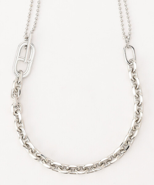 K.T KIYOKO TAKASE（キヨコタカセ）の「ミックスチェーン ネックレス（ネックレス・レディース・シルバー・FREE）」の2枚目の写真