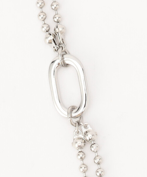 K.T KIYOKO TAKASE（キヨコタカセ）の「ミックスチェーン ネックレス（ネックレス・レディース・シルバー・FREE）」の4枚目の写真