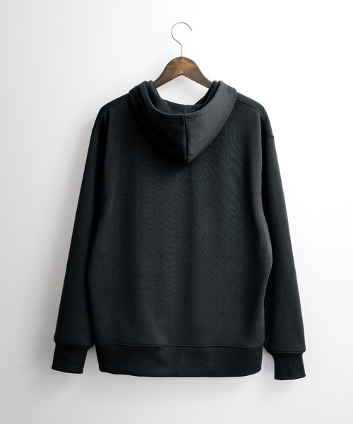 Rocky Monroe（ロッキーモンロー）の「ルーズシルエット 裏起毛無地フルジップパーカー（パーカー・メンズ・オートミール/ネイビー/チャコールグレー/ブラック・M/L/XL）」の15枚目の写真