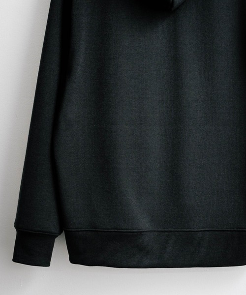 Rocky Monroe（ロッキーモンロー）の「ルーズシルエット 裏起毛無地フルジップパーカー（パーカー・メンズ・オートミール/ネイビー/チャコールグレー/ブラック・M/L/XL）」の7枚目の写真