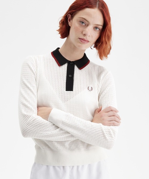 Pointelle Knitted Polo Shirt（ニット/セーター）｜FRED PERRY 
