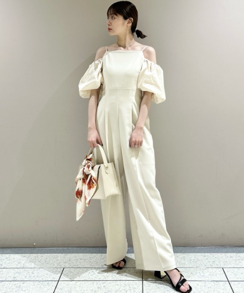 【早い者勝ち価格】バルーンスリーブ3wayコンビネゾン LILYBROWN セール】バルーンスリーブ3WAYコンビネゾン（ワンピース）｜LILY