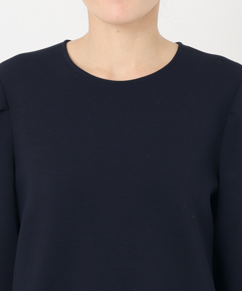 Deuxieme Classe（ドゥーズィエムクラス）の「dumblefit  クルーネック ブラウス（シャツ/ブラウス・レディース・ネイビー/ホワイト・FREE）」の5枚目の写真