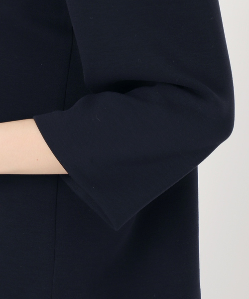 Deuxieme Classe（ドゥーズィエムクラス）の「dumblefit  クルーネック ブラウス（シャツ/ブラウス・レディース・ネイビー/ホワイト・FREE）」の8枚目の写真