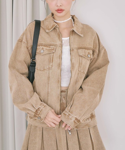 おすし　新品　mal.購入レレレさん激推し デニムオーバーサイズブルゾン セール】デニムミドルブルゾン（ブルゾン）｜archives（アルシーヴ）の