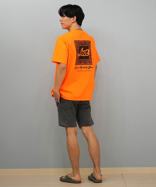 lost(ロスト)の「【ムラサキスポーツ限定】lost/ロスト 半袖Tシャツ ラッシュガード 水陸両用/ユーティリティー L25S-4301(ラッシュガード・メンズ・ホワイト/オレンジ/ブラック・M/L/XL)」の15枚目の写真