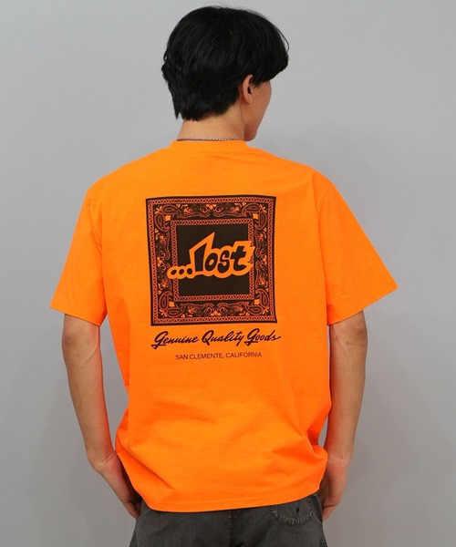 lost(ロスト)の「【ムラサキスポーツ限定】lost/ロスト 半袖Tシャツ ラッシュガード 水陸両用/ユーティリティー L25S-4301(ラッシュガード・メンズ・ホワイト/オレンジ/ブラック・M/L/XL)」の13枚目の写真