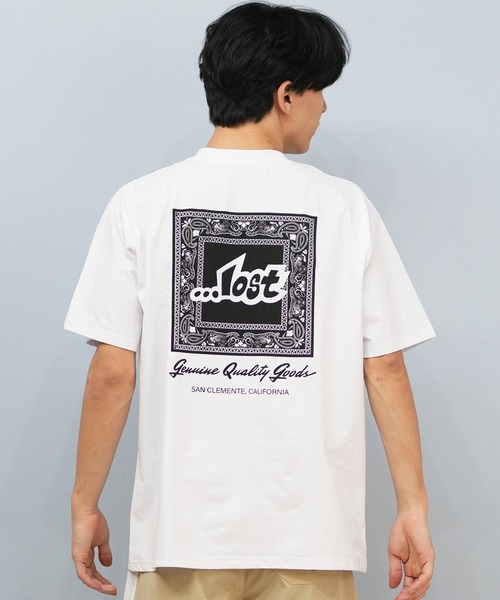 lost(ロスト)の「【ムラサキスポーツ限定】lost/ロスト 半袖Tシャツ ラッシュガード 水陸両用/ユーティリティー L25S-4301(ラッシュガード・メンズ・ホワイト/オレンジ/ブラック・M/L/XL)」の7枚目の写真