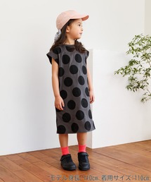 MAKE YOUR DAY | ドット総柄ワンピース■80～140cm(ワンピース)