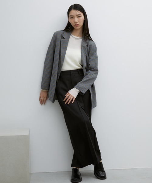 Aunt Marie's(アントマリーズ)の「ダブルボタンテーラードジャケット(テーラードジャケット・レディース・ブルー/アイボリー/イエロー・FREE)」の20枚目の写真