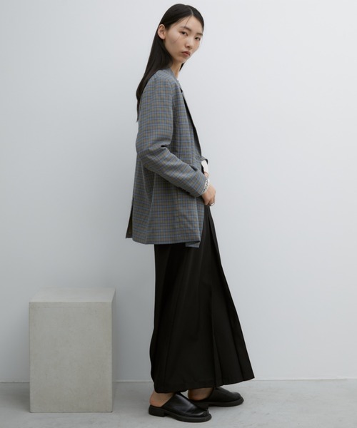 Aunt Marie's(アントマリーズ)の「ダブルボタンテーラードジャケット(テーラードジャケット・レディース・ブルー/アイボリー/イエロー・FREE)」の21枚目の写真