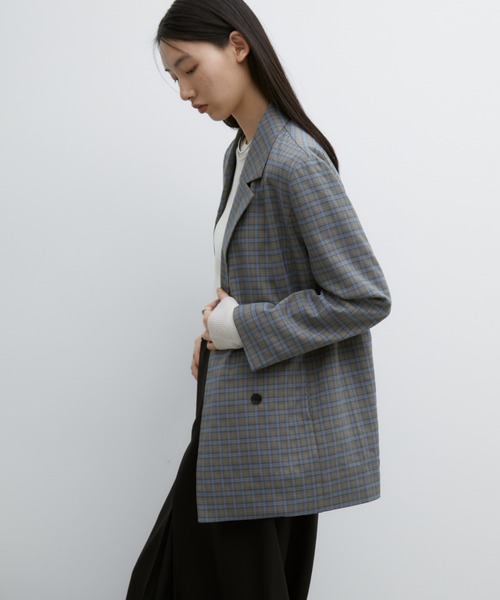 Aunt Marie's(アントマリーズ)の「ダブルボタンテーラードジャケット(テーラードジャケット・レディース・ブルー/アイボリー/イエロー・FREE)」の17枚目の写真