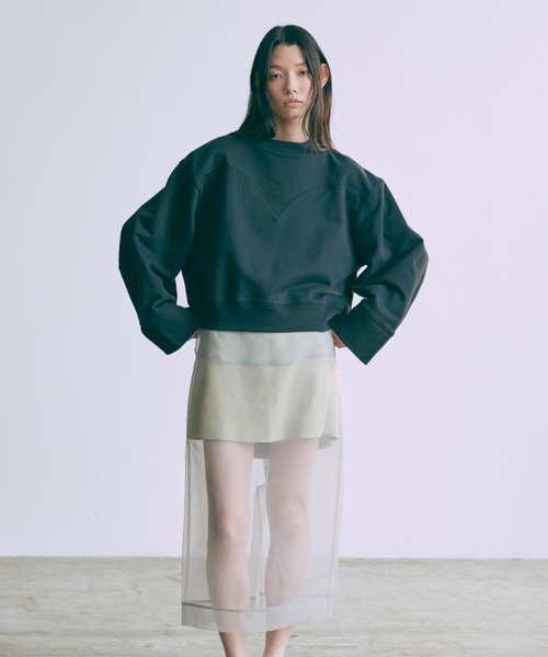 EN NEUME(エンノイム)の「Organza Layered Skirt(スカート・レディース・ベージュ/ピンク/ライトグレー・FREE)」の17枚目の写真