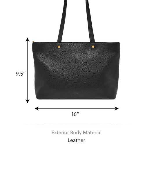FOSSIL(フォッシル)の「フォッシル トートバッグ レディース レザー ブラック A4収納可 ZB11105001(トートバッグ・レディース・ブラック・FREE)」の4枚目の写真