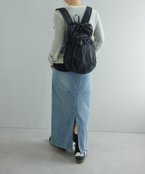 新品◎イアパピヨネ YURT ユルト 軽量 リュック バックパック ブラック YURT(ユルト)】ALENE/ライトリュック/バックパック | ear PAPILLONNER