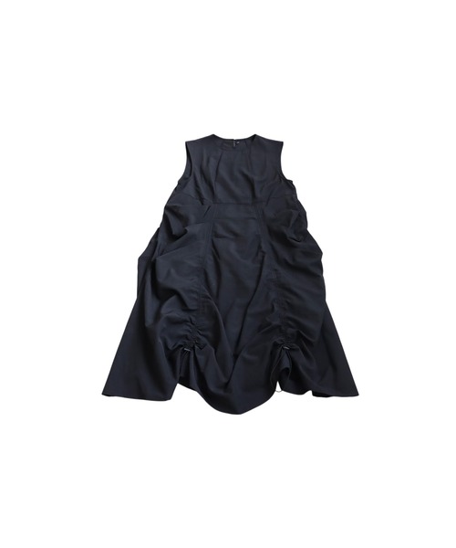 antiqua（アンティカ）の「ギャザーボリュームワンピース（ワンピース・レディース・ブルー/ブラック・ONESIZE）」の14枚目の写真