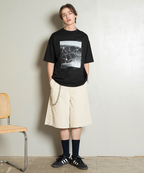 Forte(フォルテ)(フォルテ)の「West Side Modern Graphic T-Shirts/ウエストサイドモダングラフィックTシャツ/中肉厚/滑らかな肌触り(Tシャツ/カットソー・メンズ・ブラック/ホワイト・MEDIUM/LARGE)」の12枚目の写真