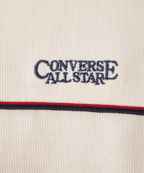 CONVERSE（コンバース）の「【CONVERSE】VIS別注配色ライントラックジャケット【セットアップ対応】（その他アウター・レディース・ネイビー/オフホワイト/ピンク・M）」の9枚目の写真