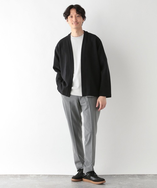 GLOBAL WORK（グローバルワーク）の「クリーンミラノリブカーディガン/147308（カーディガン/ボレロ・メンズ・チャコールグレー/ブラック/ベージュ/グレー/ブルー/グリーン・SMALL/MEDIUM/LARGE/X-LARGE/3XL/X-SMALL/XX-LARGE）」の7枚目の写真