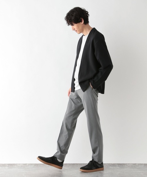 GLOBAL WORK（グローバルワーク）の「クリーンミラノリブカーディガン/147308（カーディガン/ボレロ・メンズ・チャコールグレー/ブラック/ベージュ/グレー/ブルー/グリーン・SMALL/MEDIUM/LARGE/X-LARGE/3XL/X-SMALL/XX-LARGE）」の8枚目の写真