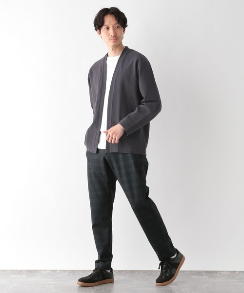 GLOBAL WORK（グローバルワーク）の「クリーンミラノリブカーディガン/147308（カーディガン/ボレロ・メンズ・チャコールグレー/ブラック/ベージュ/グレー/ブルー/グリーン・SMALL/MEDIUM/LARGE/X-LARGE/3XL/X-SMALL/XX-LARGE）」の12枚目の写真