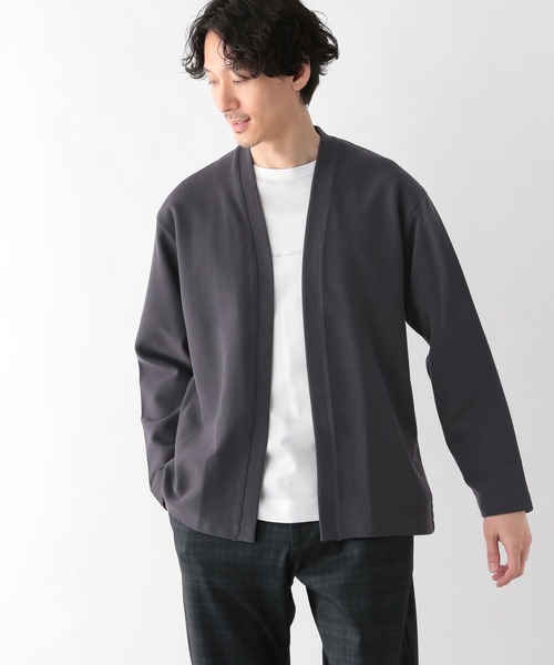 GLOBAL WORK（グローバルワーク）の「クリーンミラノリブカーディガン/147308（カーディガン/ボレロ・メンズ・チャコールグレー/ブラック/ベージュ/グレー/ブルー/グリーン・SMALL/MEDIUM/LARGE/X-LARGE/3XL/X-SMALL/XX-LARGE）」の13枚目の写真