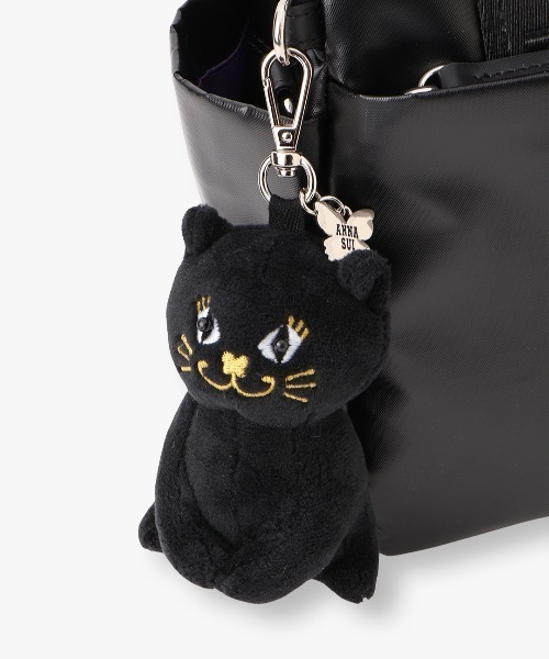 ANNA SUI（アナスイ）の「ワンダー 2wayミニボストン（ハンドバッグ・レディース・ブラック/パープル/ブラック系その他2/シルバー・FREE）」の12枚目の写真