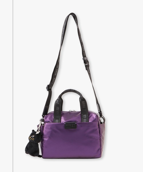ANNA SUI（アナスイ）の「ワンダー 2wayミニボストン（ハンドバッグ・レディース・ブラック/パープル/ブラック系その他2/シルバー・FREE）」の21枚目の写真