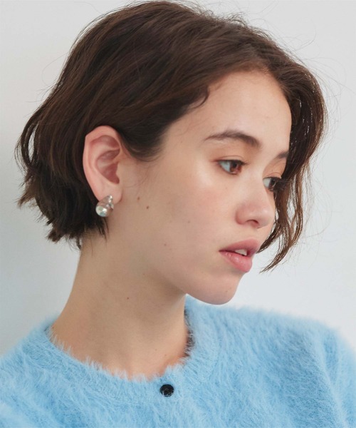 titivate（ティティベイト）の「クリアドロップピアス（ピアス（両耳用）・レディース・ゴールド/シルバー・FREE）」の7枚目の写真