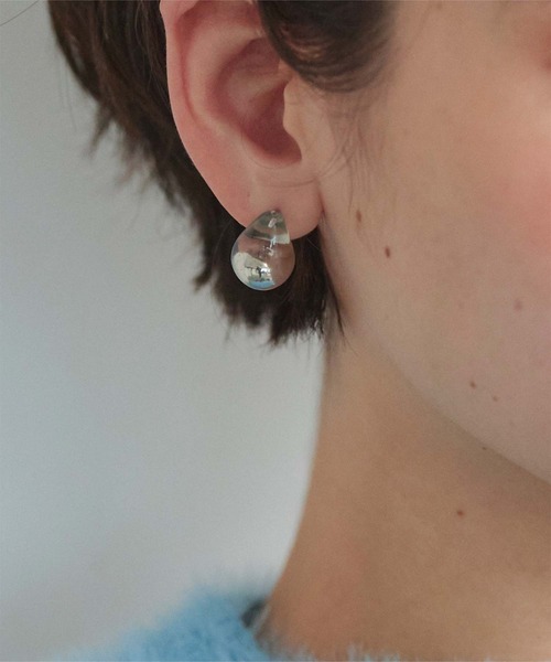 titivate（ティティベイト）の「クリアドロップピアス（ピアス（両耳用）・レディース・ゴールド/シルバー・FREE）」の9枚目の写真