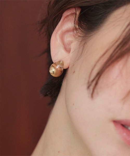 ★関税込★ TOTEME オニキス ドロップ ピアス ATHENA 'Kate' スモールドロップピアス : ブラックオニキス