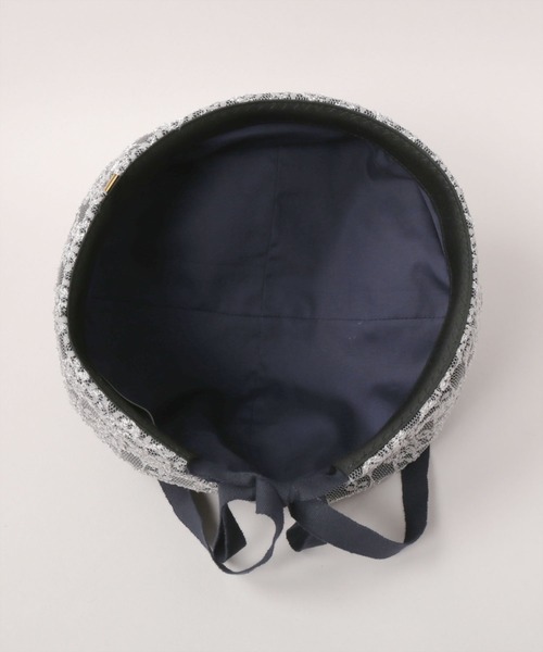 CA4LA（カシラ）の「HK ROW 6（ハンチング/ベレー帽・レディース・ブラック/ベージュ/グレー・ONESIZE）」の6枚目の写真