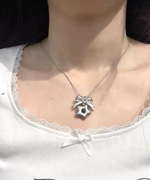 LAC-VERT（ラック・ヴェール）の「リボンチャームネックレスアソート（ネックレス・レディース・その他2/その他1・FREE）」の10枚目の写真
