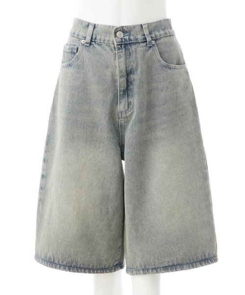 INGNI(イング)の「デニムハーフパンツ(デニムパンツ・レディース・ブルー系その他4/ブルー系その他/グレー/ブルー系その他6/ブルー系6・M)」の2枚目の写真