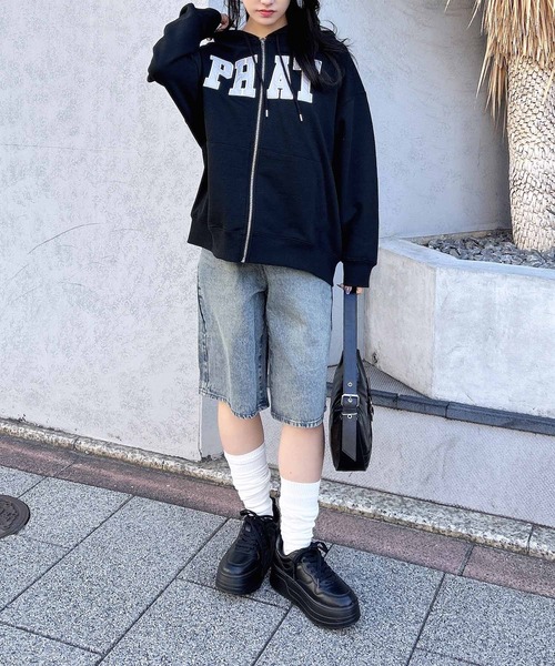 INGNI(イング)の「デニムハーフパンツ(デニムパンツ・レディース・ブルー系その他4/ブルー系その他/グレー/ブルー系その他6/ブルー系6・M)」の22枚目の写真