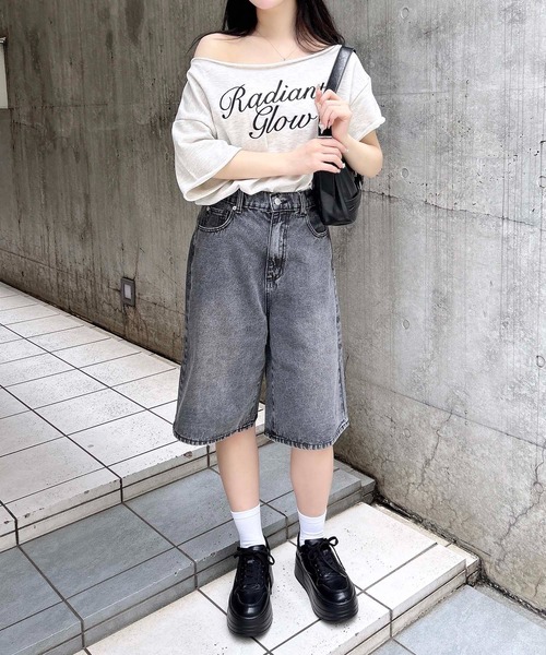 INGNI(イング)の「デニムハーフパンツ(デニムパンツ・レディース・ブルー系その他4/ブルー系その他/グレー/ブルー系その他6/ブルー系6・M)」の14枚目の写真