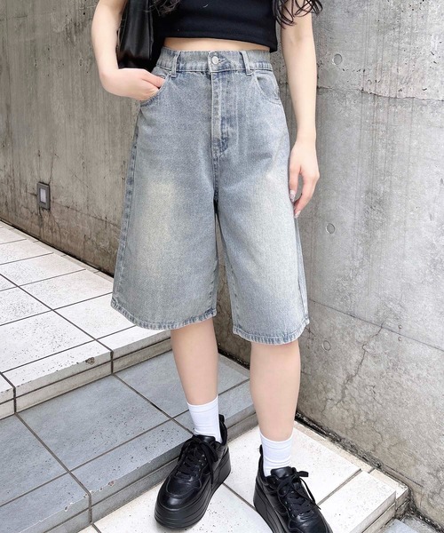 INGNI(イング)の「デニムハーフパンツ(デニムパンツ・レディース・ブルー系その他4/ブルー系その他/グレー/ブルー系その他6/ブルー系6・M)」の16枚目の写真