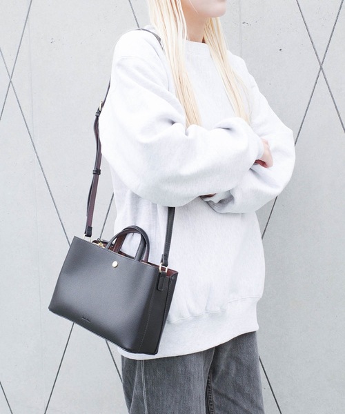 Legato Largo(レガートラルゴ)の「Legato Largo / たすかるっかばん ミニショルダー / LH-F3371(ショルダーバッグ・レディース・アイボリー/ベージュ/バーガンディー/ライトグレー/マスタード/ラベンダー/ブラック/グリーン・ONESIZE)」の22枚目の写真