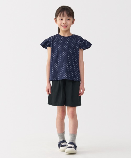 無印良品(ムジルシリョウヒン)の「キッズ 乾きやすいUVカットキュロット(その他パンツ・キッズ・ブラック/ベージュ/ラベンダー・110/120/130/140/150)」の4枚目の写真